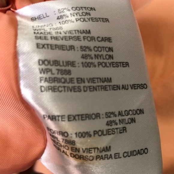 Michael Kors Hooded Orange Short Rain Trench Coat SZ M - Picture 3 of 4